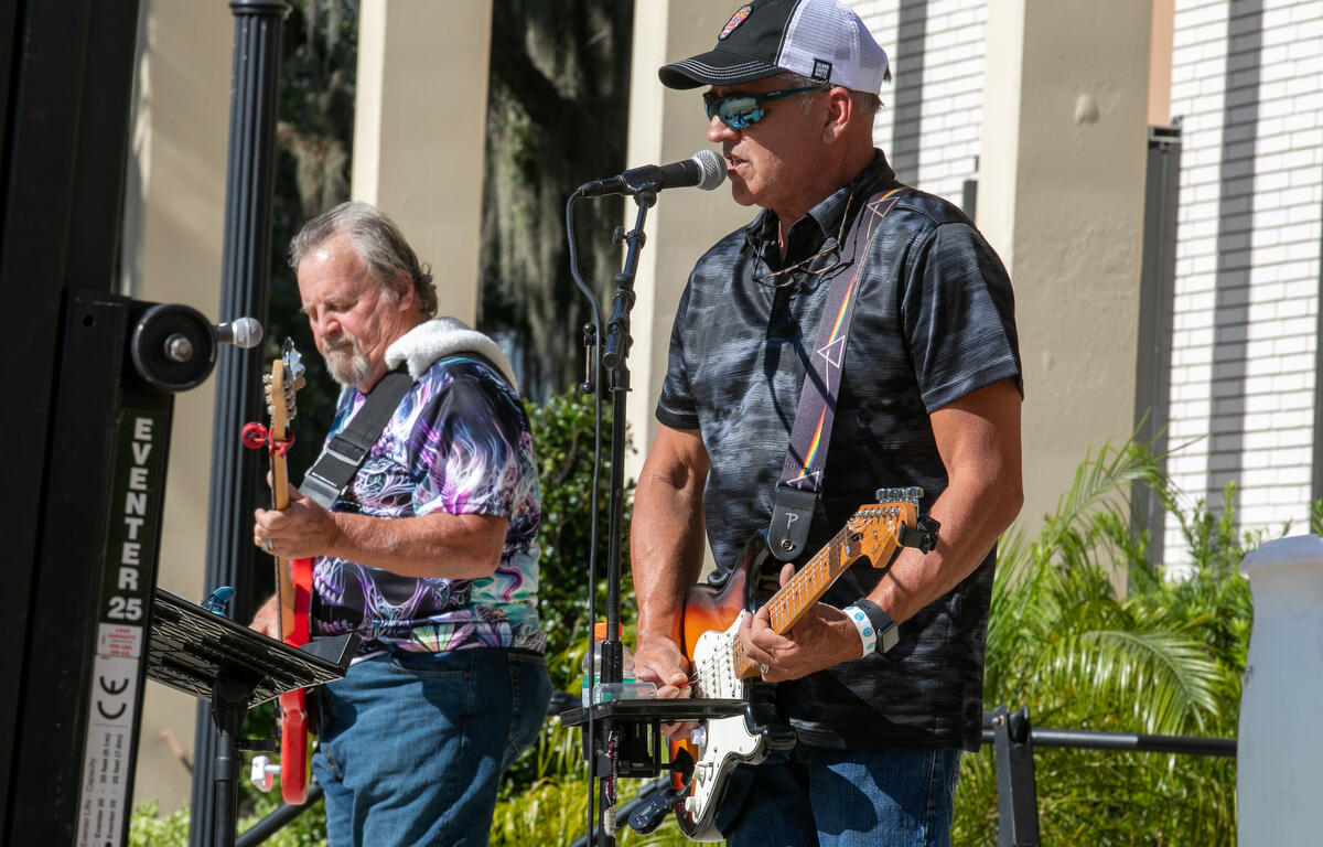 R Style performs during the 11th Annual Brick City Beer and Wine Festival at Citizen Circle in Ocala, FL on Saturday, April 19, 2025. Courtesy: Alan Youngblood/352today
