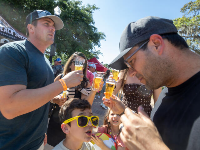 Families enjoy great beer (and root beer) during the 11th Annual Brick City Beer and Wine Festival at Citizen Circle in Ocala, FL on Saturday, April 19, 2025. Courtesy: Alan Youngblood/352today
