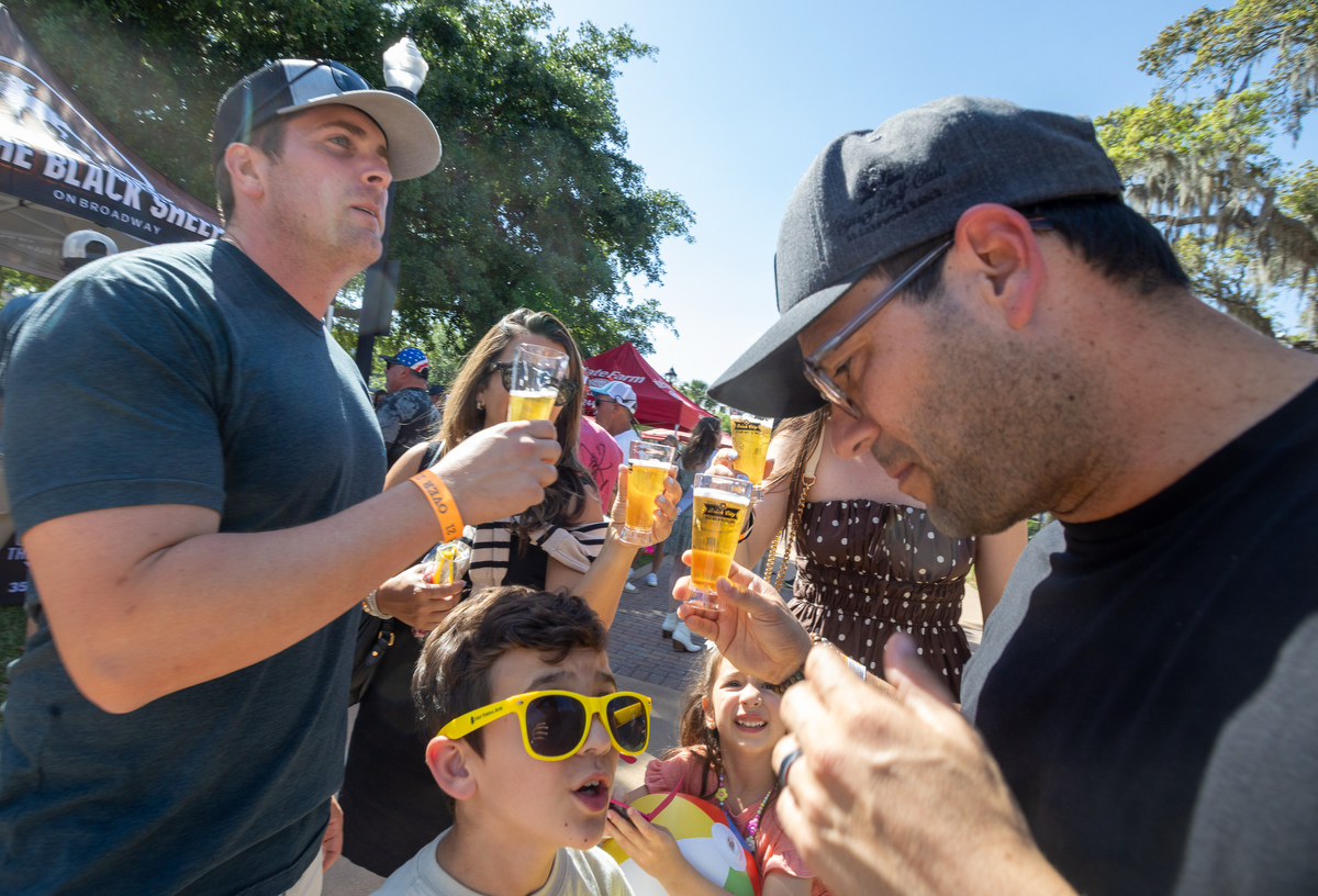 Families enjoy great beer (and root beer) during the 11th Annual Brick City Beer and Wine Festival at Citizen Circle in Ocala, FL on Saturday, April 19, 2025. Courtesy: Alan Youngblood/352today
