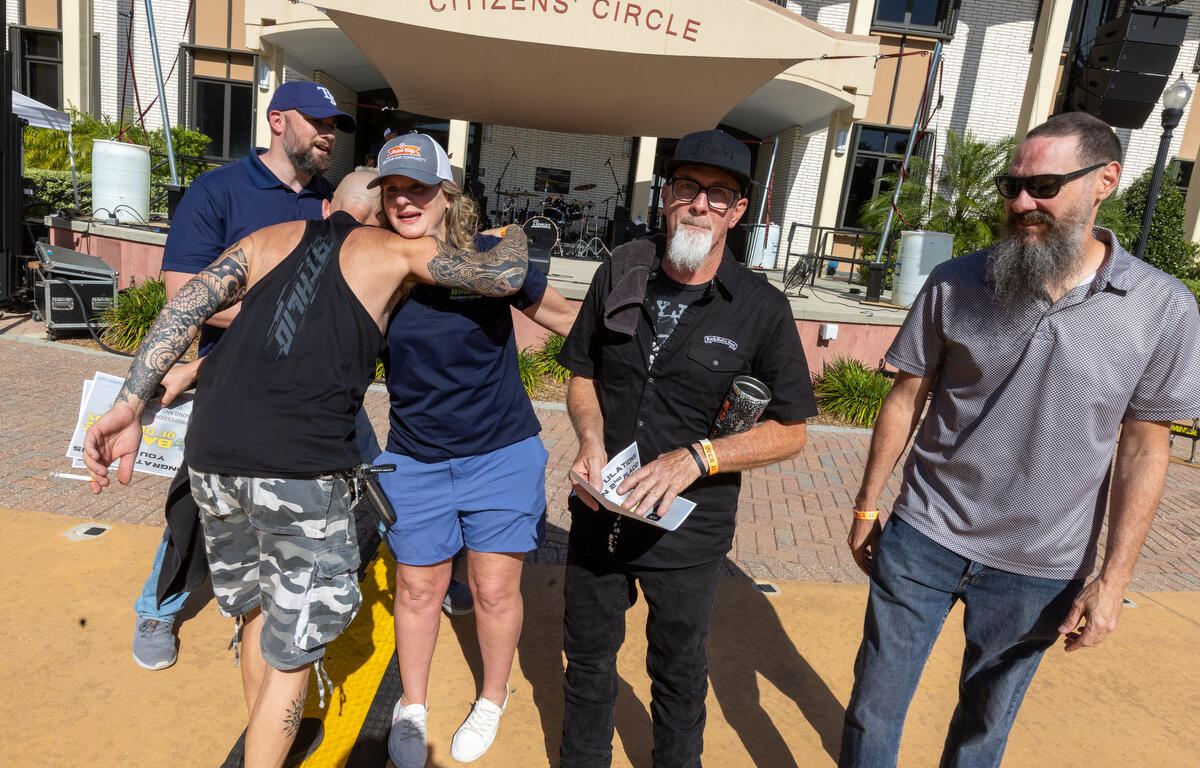 Gabriel and the Get Out band won 2nd place in Battle of the Bands during the 11th Annual Brick City Beer and Wine Festival at Citizen Circle in Ocala, FL on Saturday, April 19, 2025. Courtesy: Alan Youngblood/352today