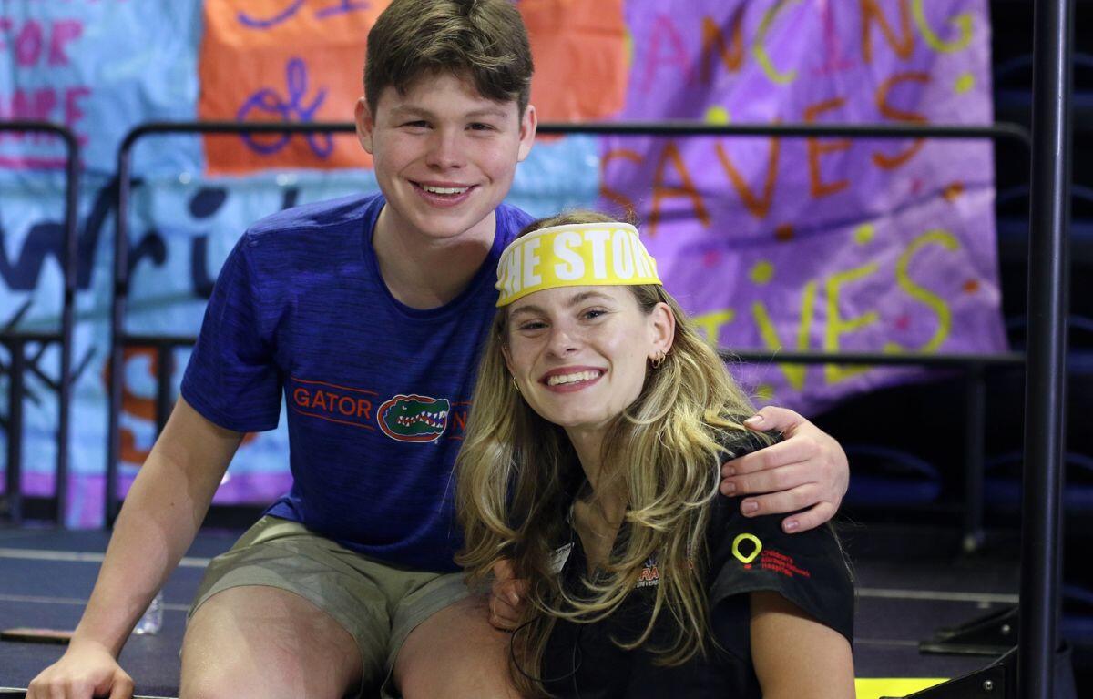 Abby Ferrell and her brother, Nate, have ties to Dance Marathon that will last a lifetime.