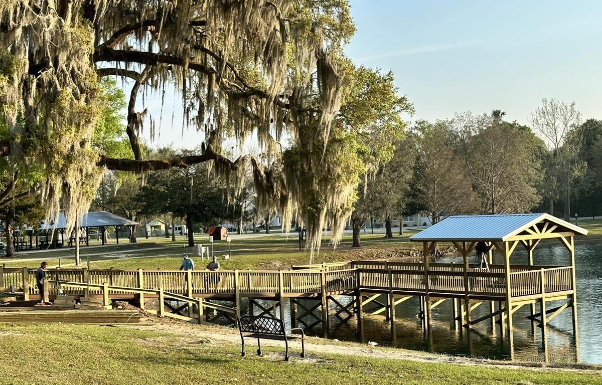 New lighting upgrades are coming to the pavilion at Lake Lillian Park in Belleview, aiming to improve safety and visibility for evening events like Trunk or Treat and Light Up Lake Lillian.