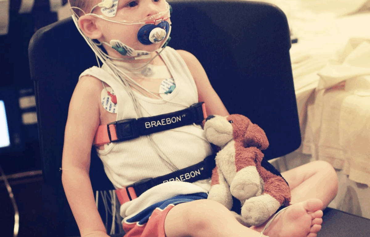 Nate in the UF Health Shands Children's Hospital in 2011.