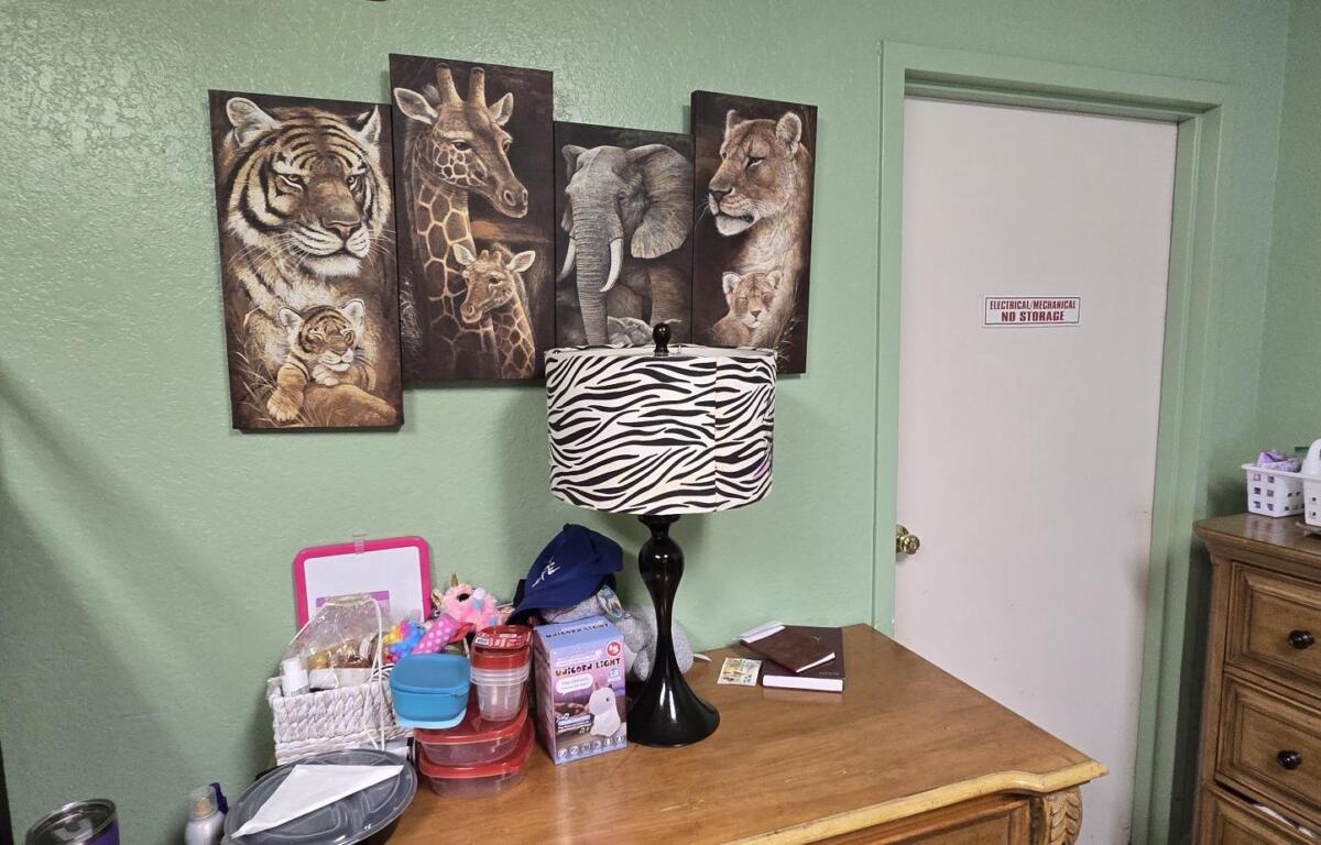 This particular room is animal themed.