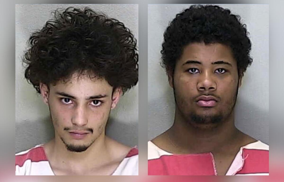 Mugshots of Luis Alexander Figueroa-Tirado and Davinci Cheesman Dawson, who were sentenced in connection to a 2023 fatal shooting in Marion County.