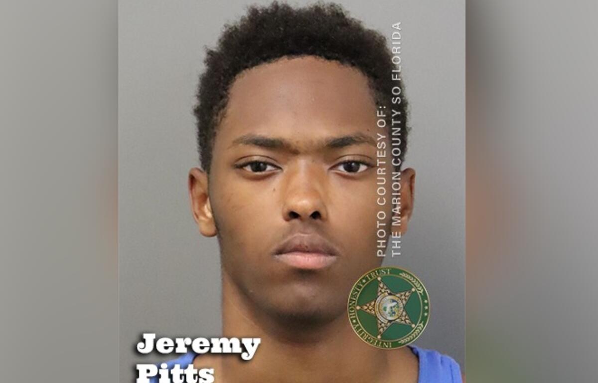 Mugshot of Jeremy Pitts, 17, provided by the Marion County Sheriff’s Office.