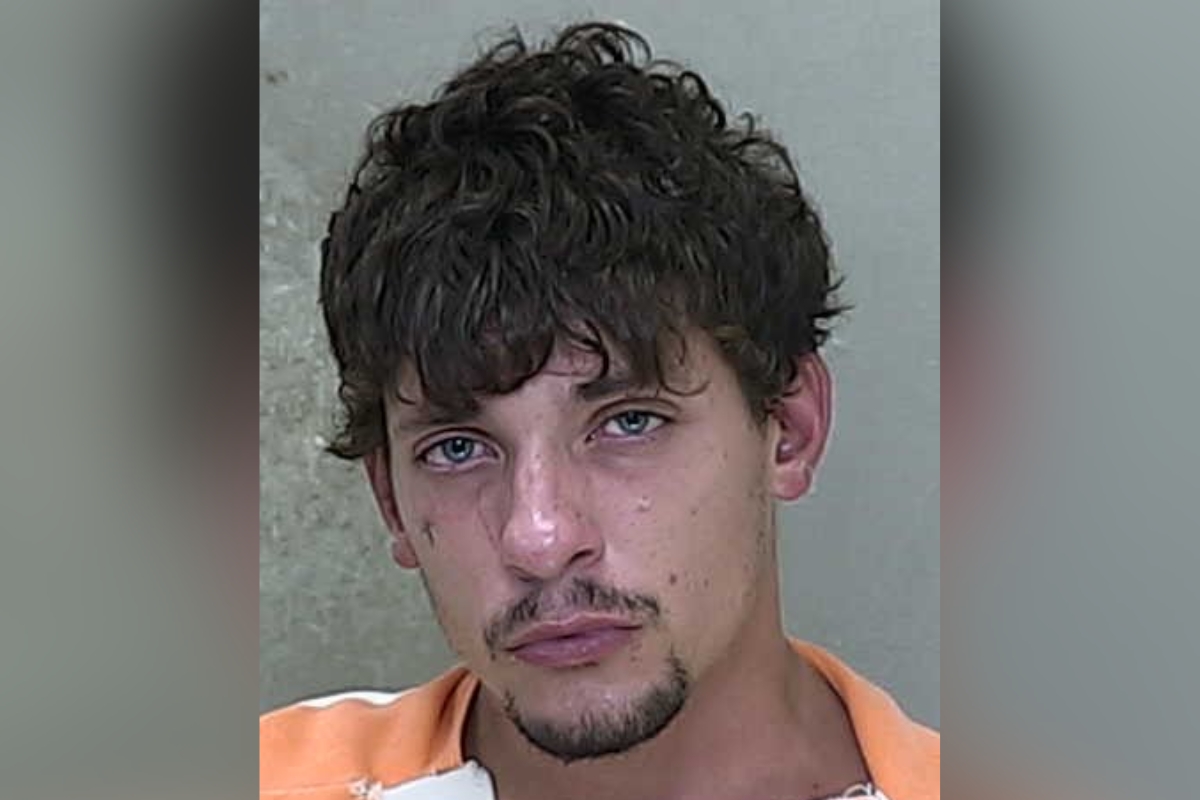 Mugshot of Hunter Destin following his arrest in Marion County, Florida