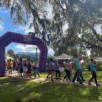 The starting line at the 2024 Walk to End Alzheimer's