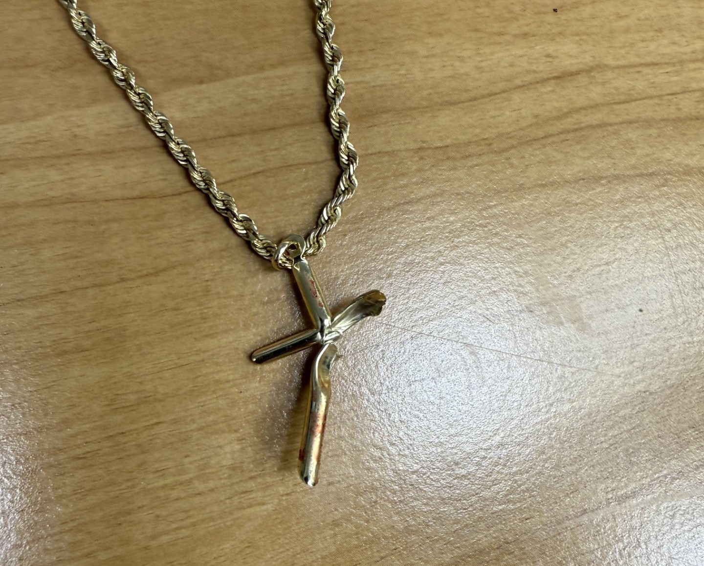 Gold Cross saved mans life