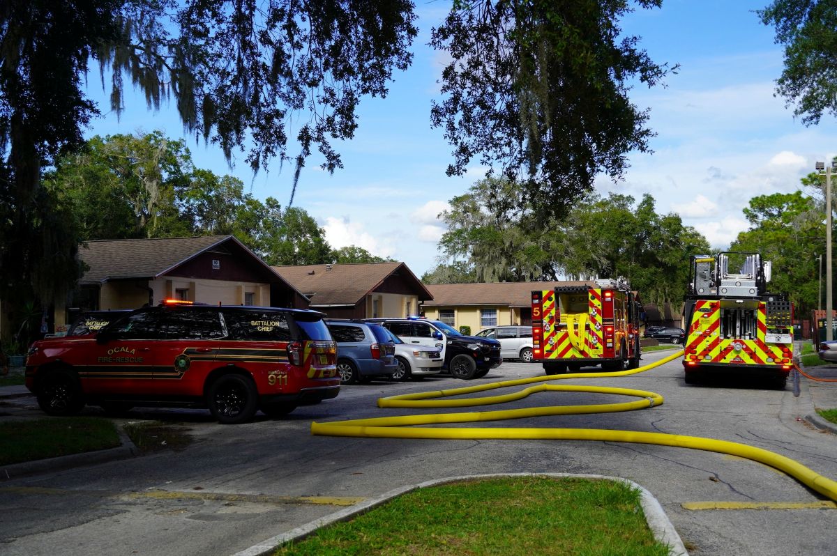 Ocala Fire Rescue respond to apartment fire