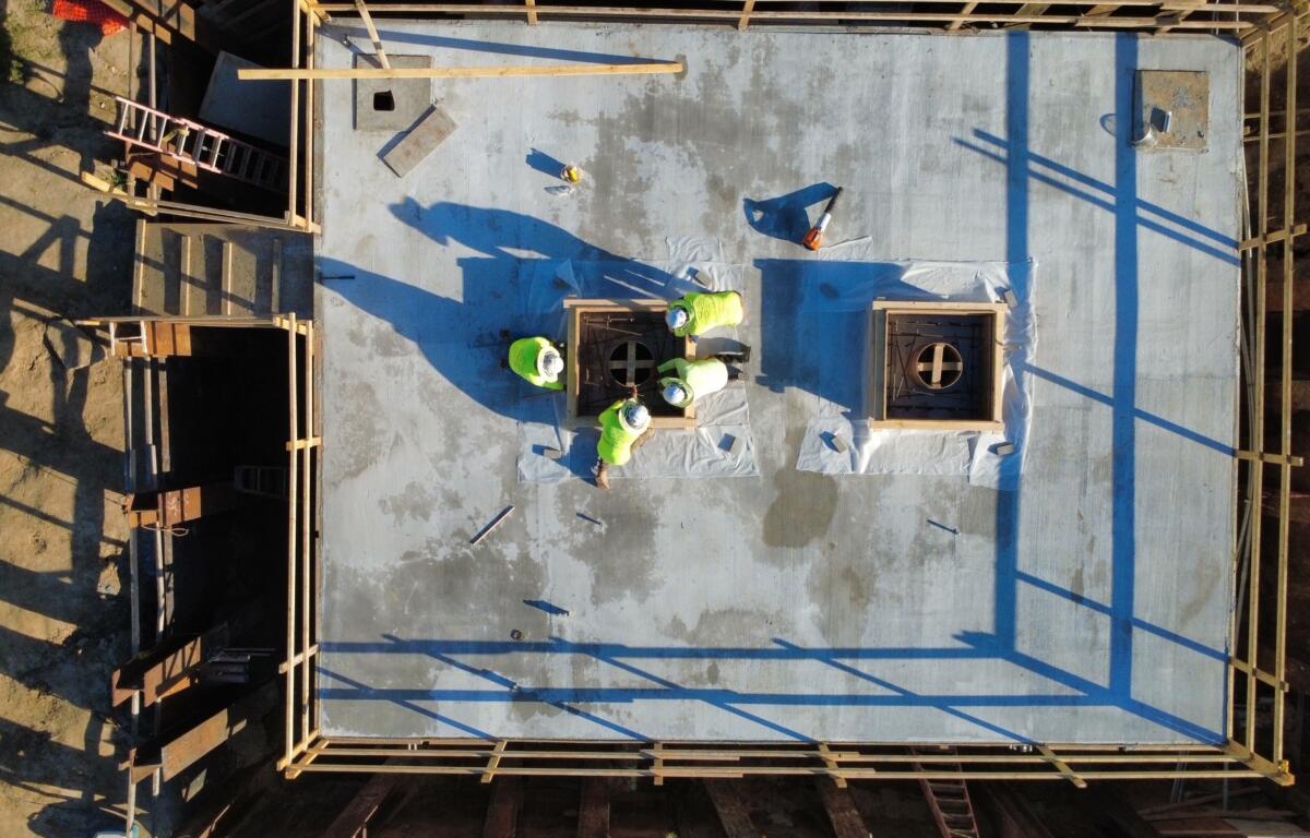 Wastewater treatment facility expansion.