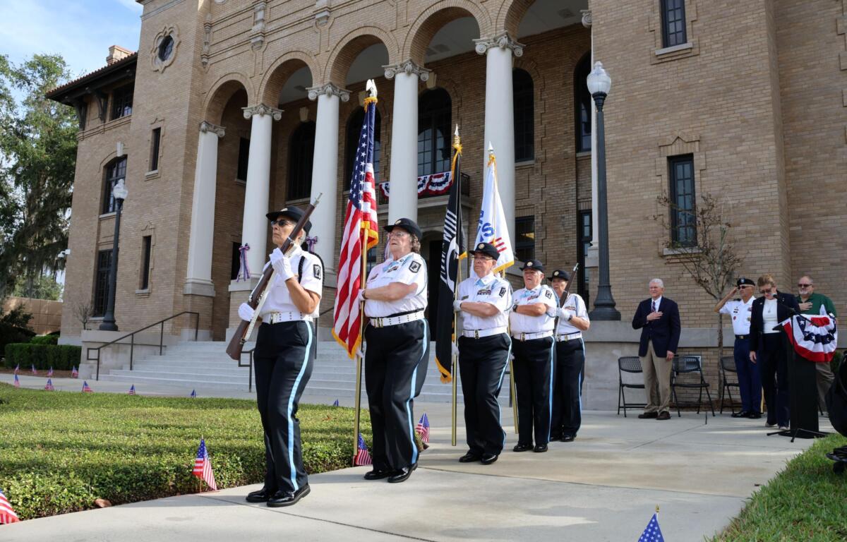 On November 7th, Sumter County will hold the Veterans Memorial Brick Ceremony in front of the Historic Courthouse in Bushnell.