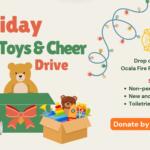 The Ocala Fire Rescue is having their annual Holiday Drive from now until December 12th, 2025.