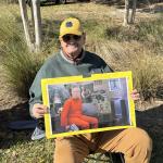 protester at anti-trump rally