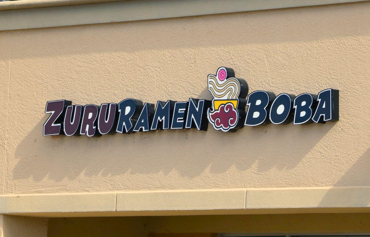 Exterior storefront of Zuru Ramen.