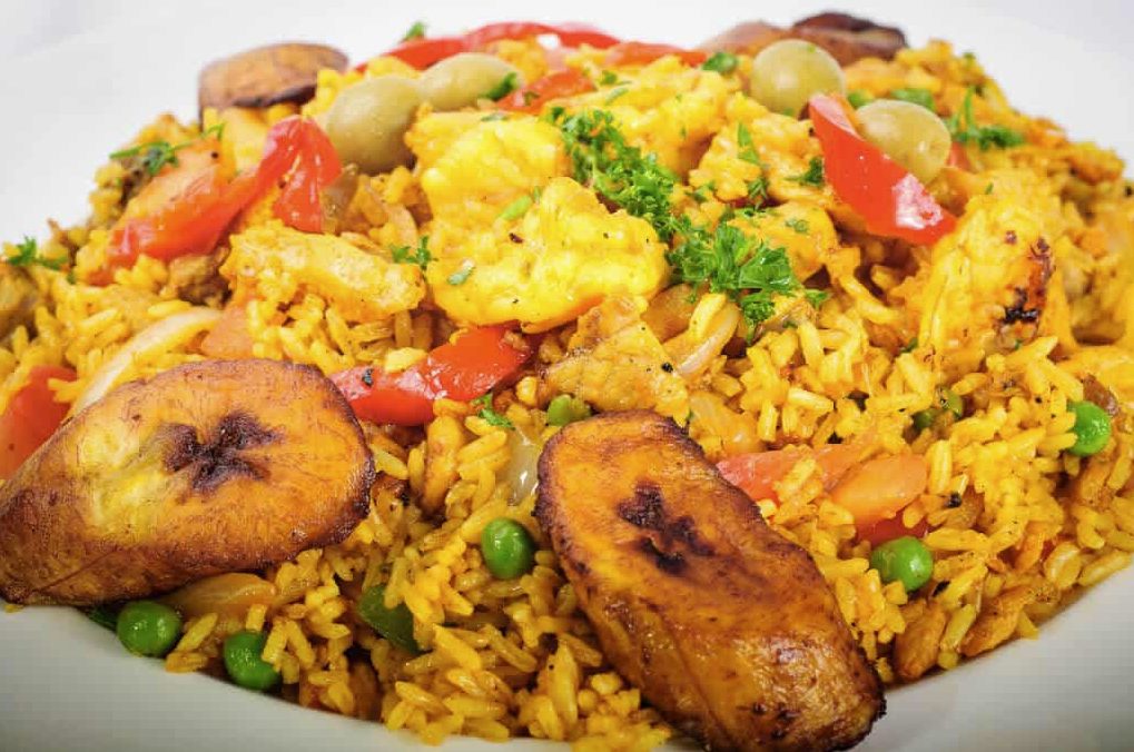 A delicious Latin rice dish from Latinos y Mas in Ocala