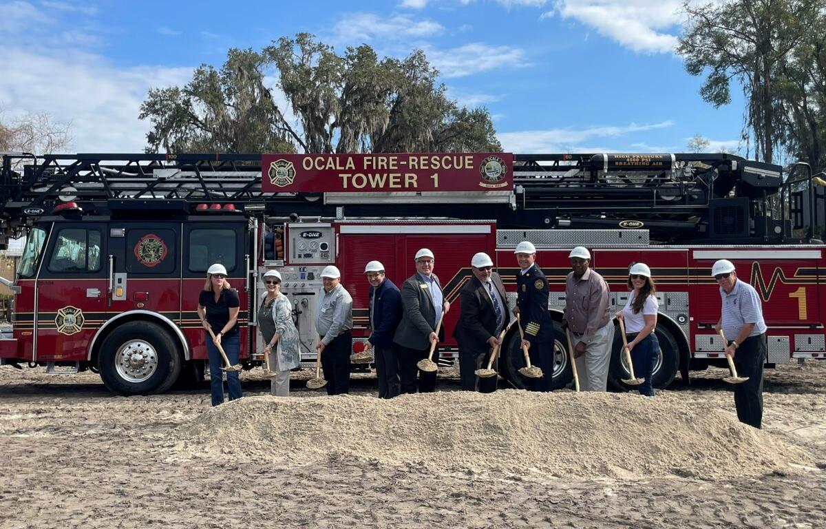 fire station groundbreaking in ocala