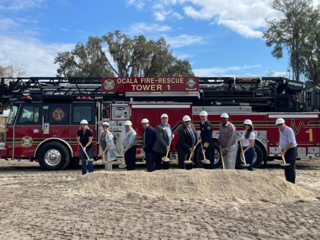 fire station groundbreaking in ocala