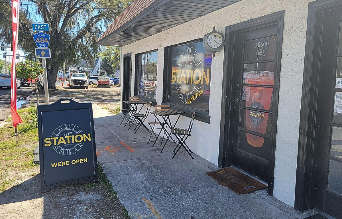 The entrance to The Station Nutrition.
