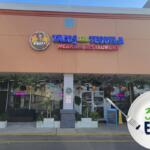 A storefront for Frida's Tacos & Tequilla.