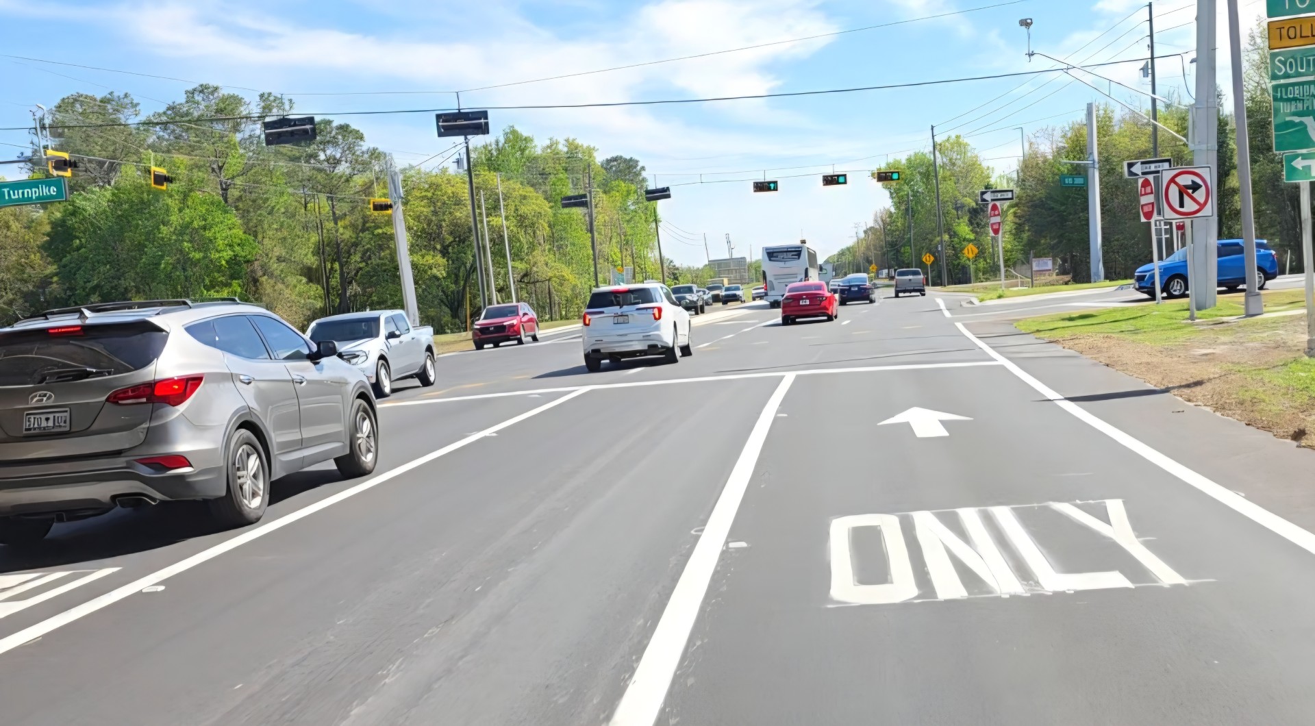 Sumter County Florida HWY 301 Florida's Turnpike