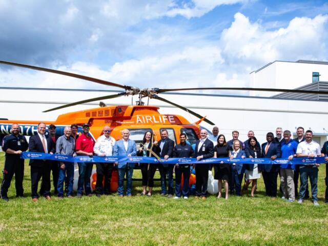 HCA Florida Healthcare Air Methods HCA Florida Airlife air ambulance launch in North Central Florida
