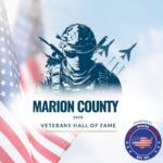 An American flag on the left, rifles to the left of the primary image of the head and upper of a soldier in combat gear, with planes to his right, and insignia in the lower right-hand corner.