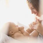 mother and baby infant