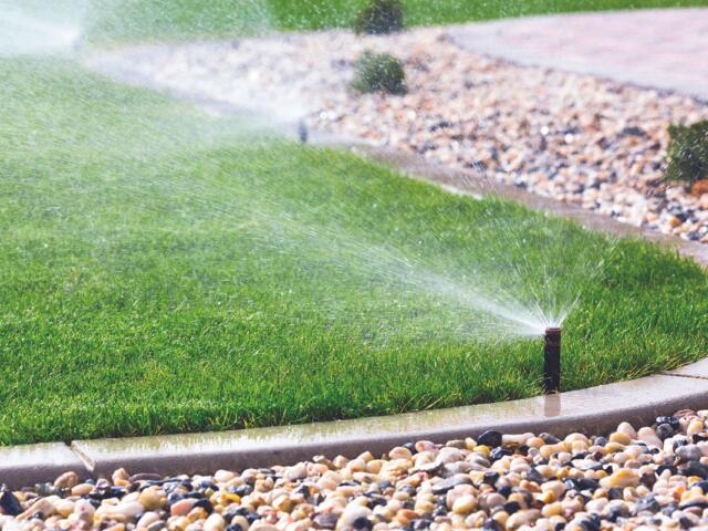 stock photo sprinkler water shortage north central florida