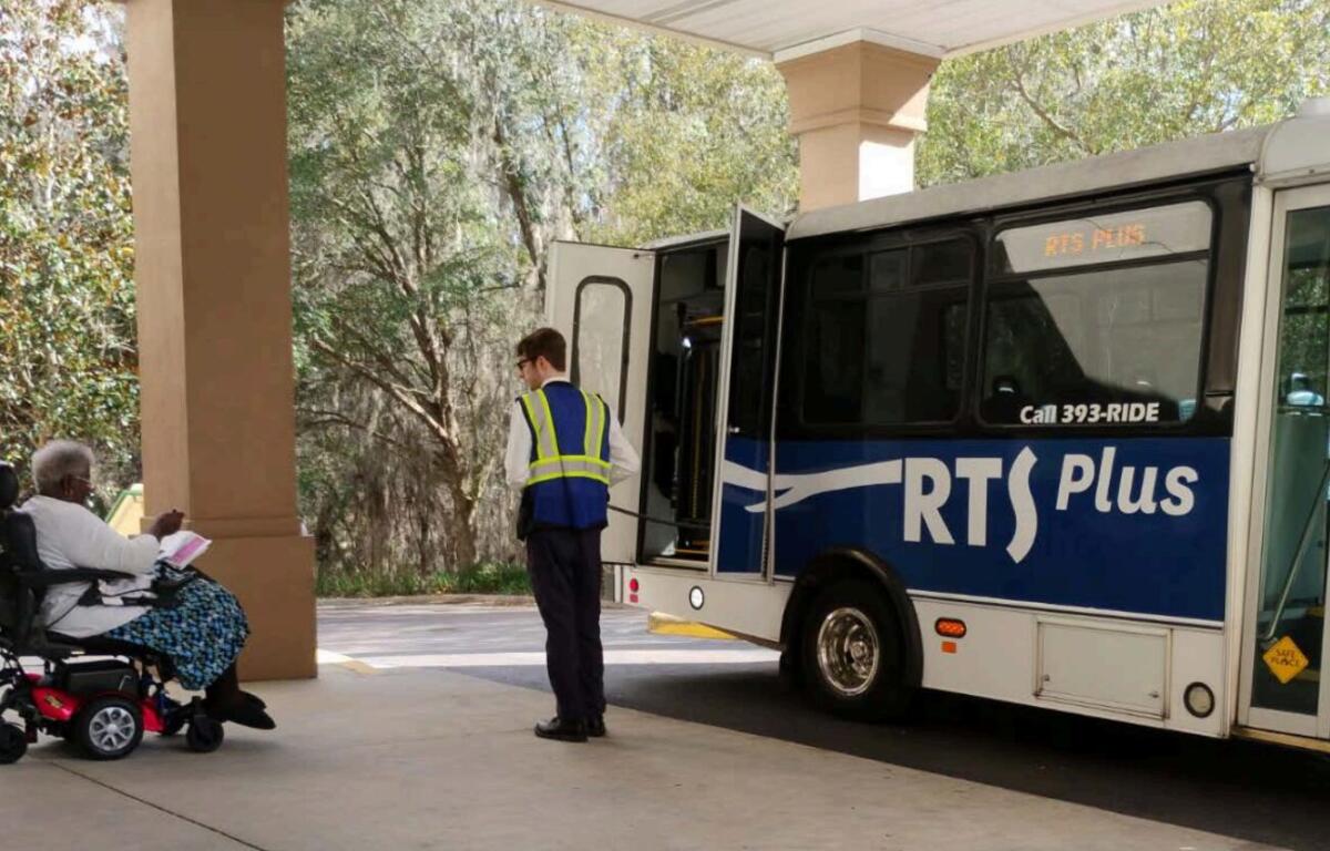 gainesville rapid transit system plus government grant