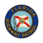 florida highway patrol logo on white background