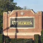 Colored image of University of Florida sign.