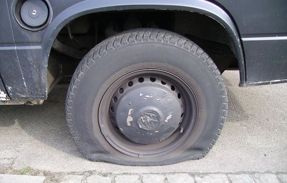 public domain flat tire