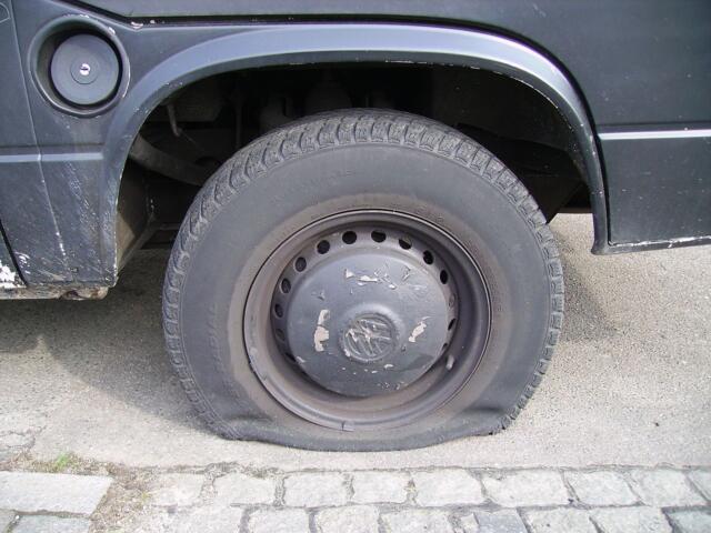 public domain flat tire
