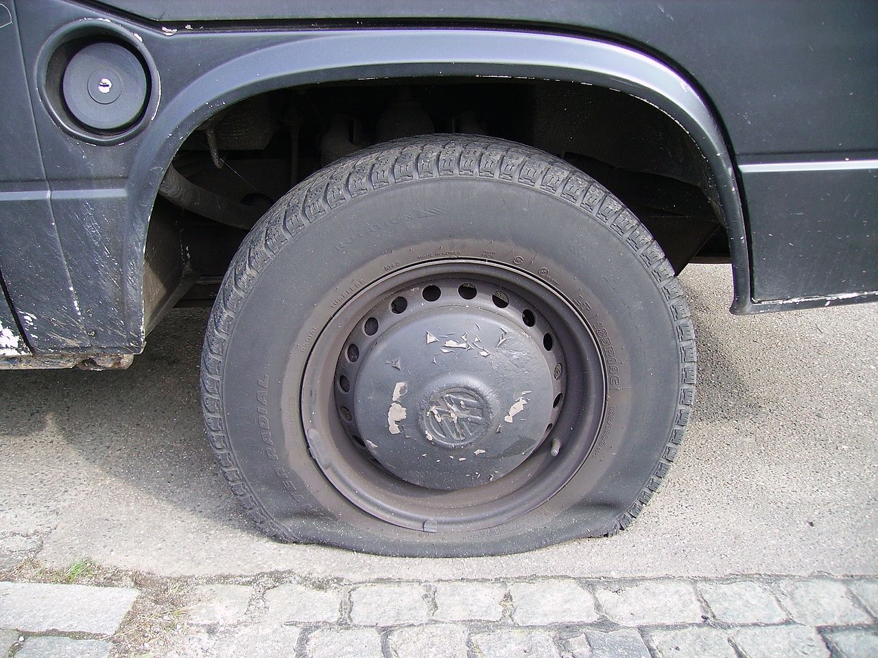 public domain flat tire