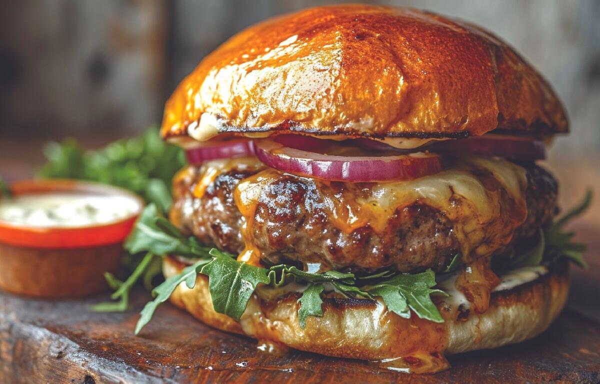 gastropub hamburger stock