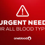 oneblood urgent graphic