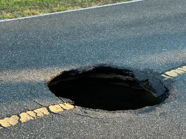road depression belleview florida se 110th street