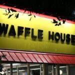 A colored picture of Waffle House.