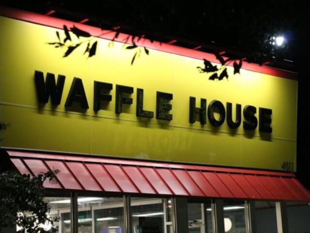 A colored picture of Waffle House.