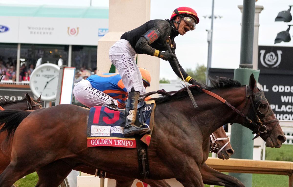 jose ortiz golden tempo kentucky derby 2026 ap photo
