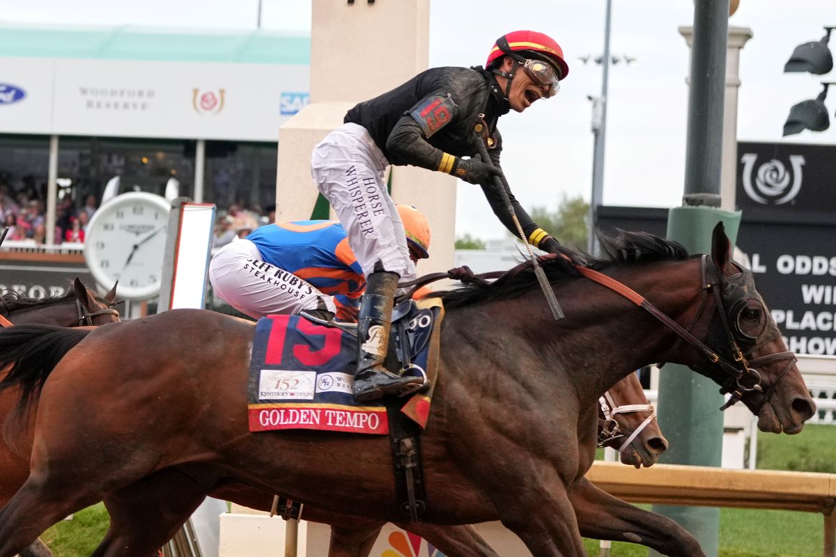 jose ortiz golden tempo kentucky derby 2026 ap photo