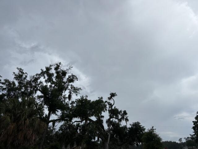 rain clouds thunderstorm downtown ocala florida