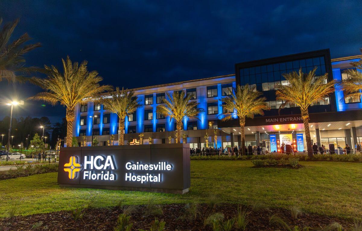 HCA Florida Gainesville Hospital night