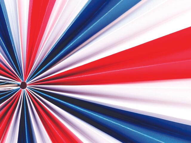 red white and blue bunting streamer patriotic fourth of july