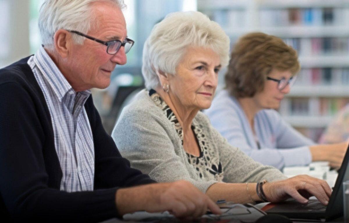 Three people seated left to right during a workshop.