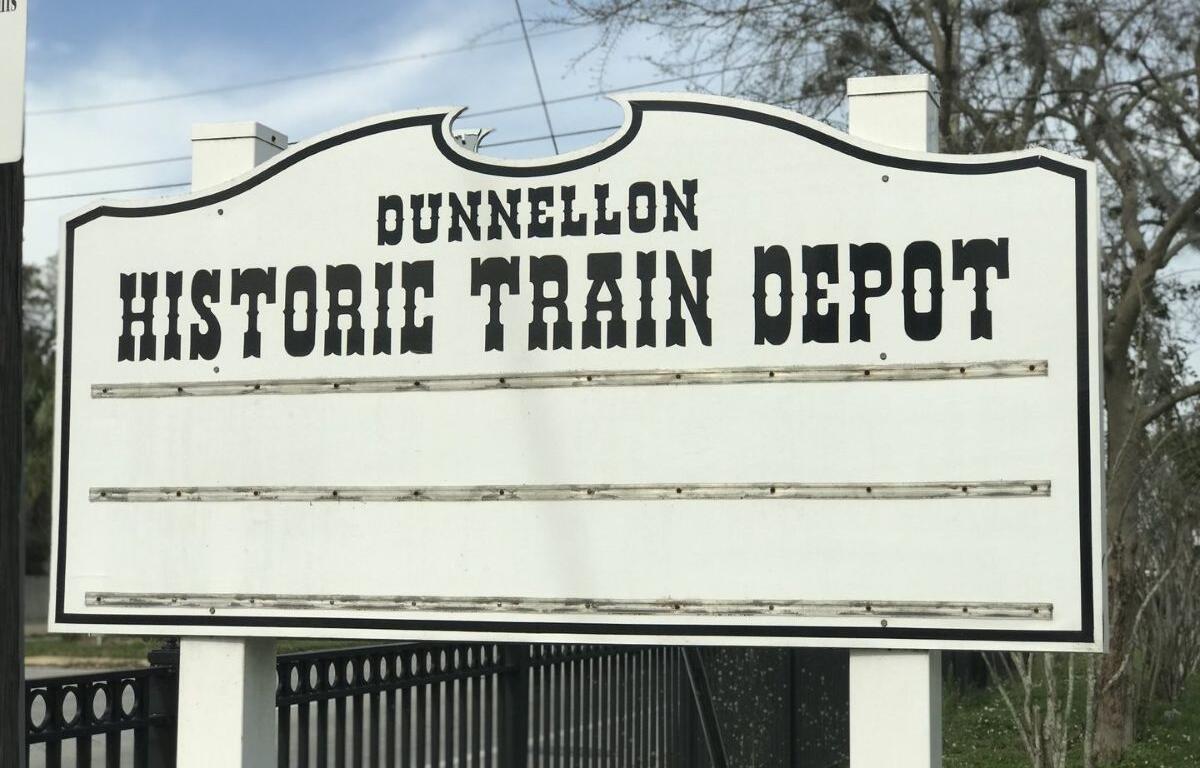 historic dunnellon florida train depot