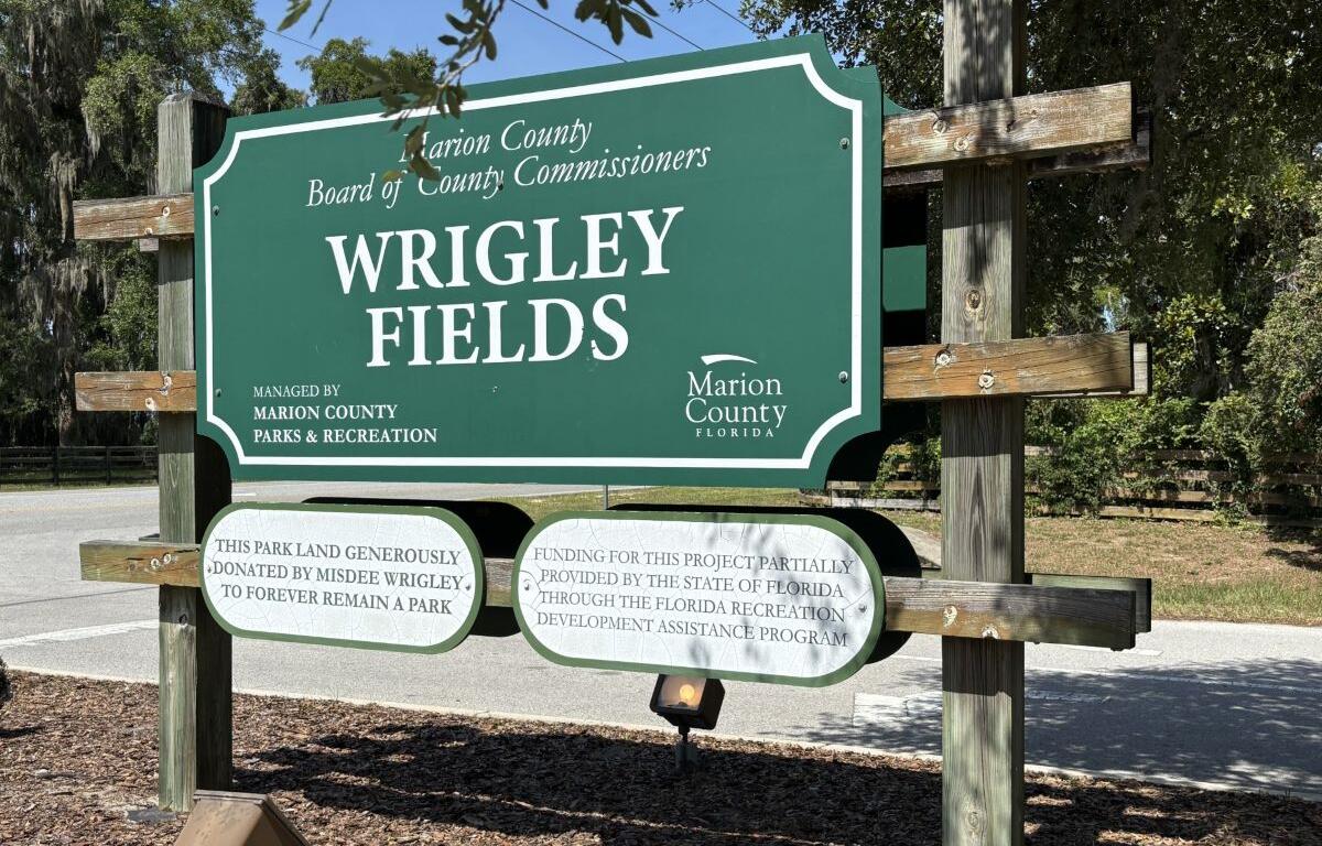 wrigley fields sign citra marion county florida