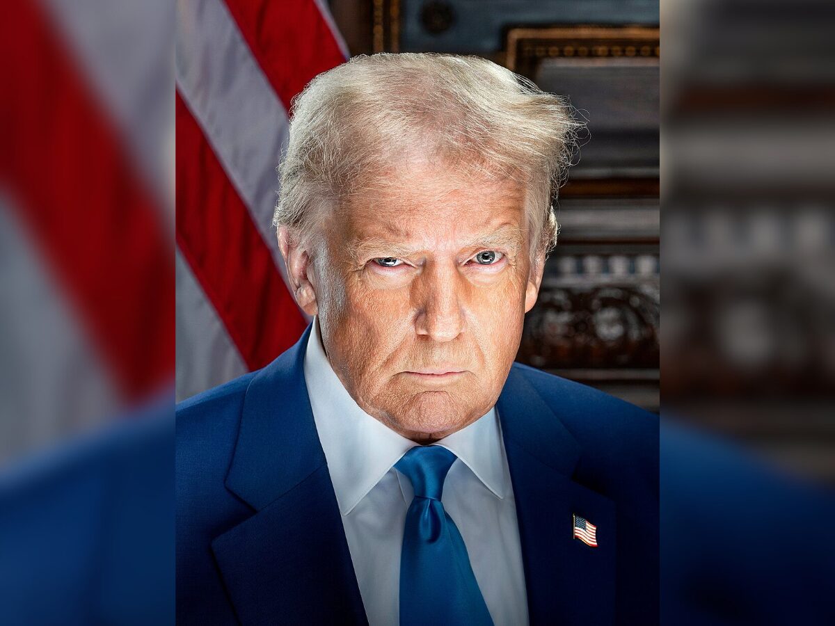 president donald trump official portrait
