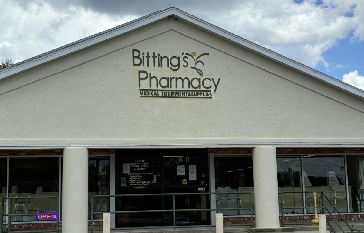 Bitting's Pharmacy, Ocala, Florida.